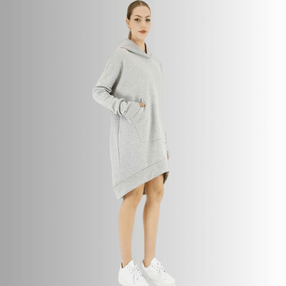Camilla Cozy Fleece Tunic Length Hoodie