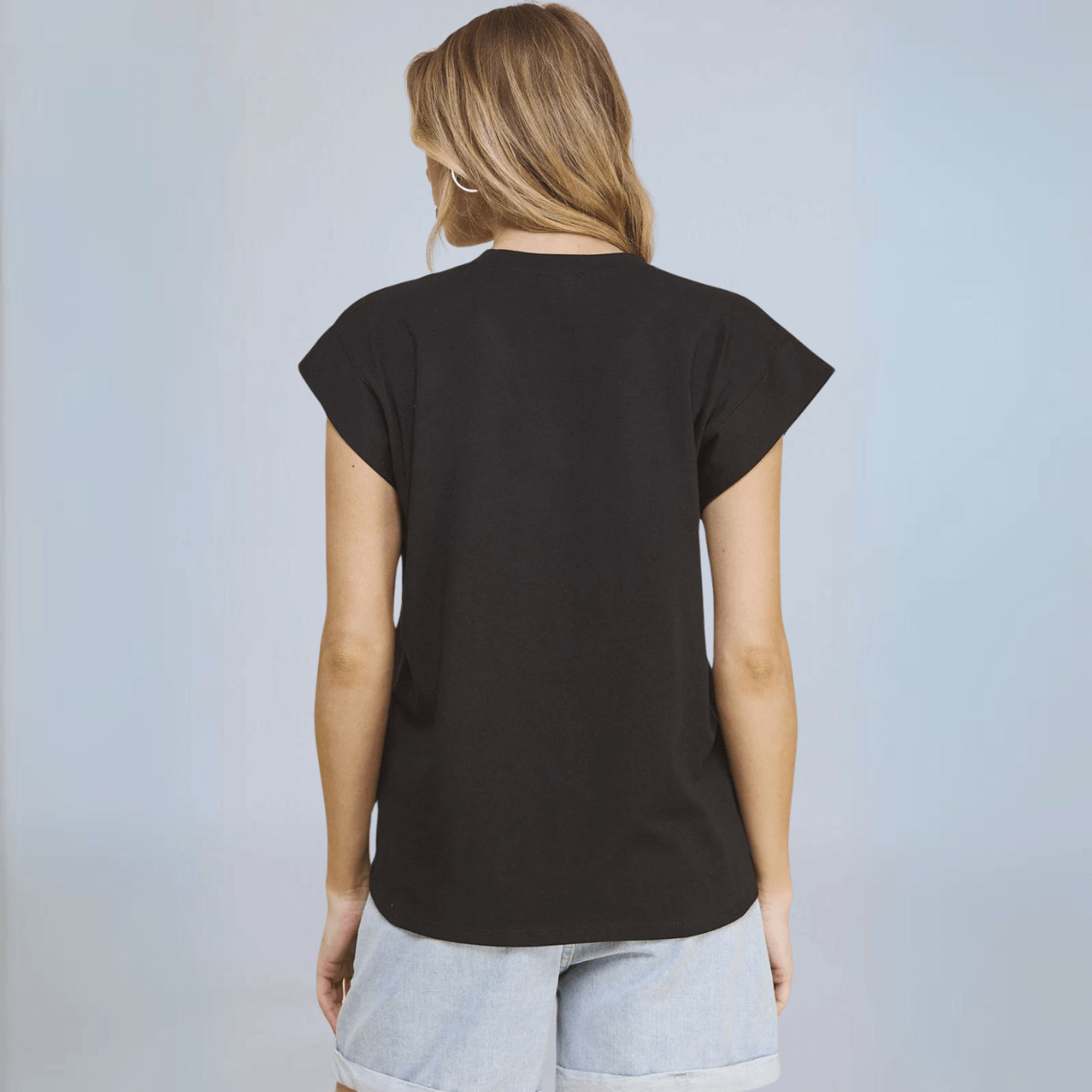Breathable Cotton Cap Sleeve Top Made in USA