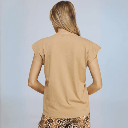 Breathable Cotton Cap Sleeve Top Made in USA