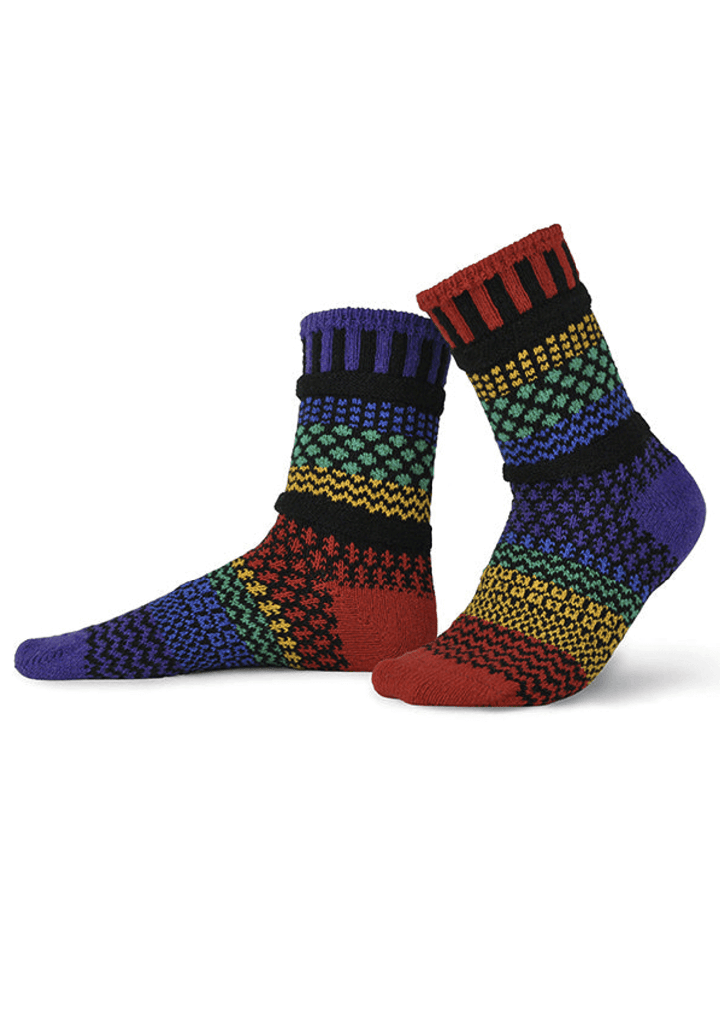 GEMSTONE Knitted Crew Socks Made in USA