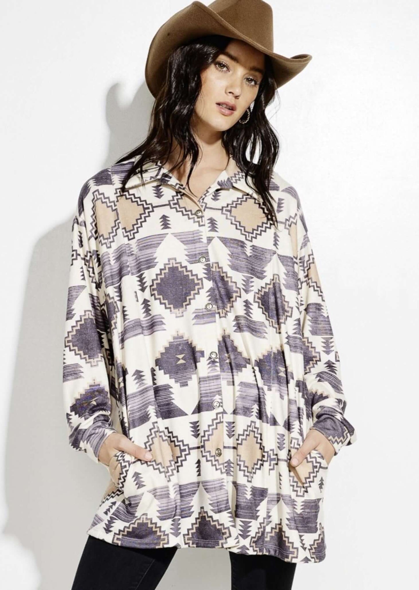 Take Time to Reflect Aztec Jacket