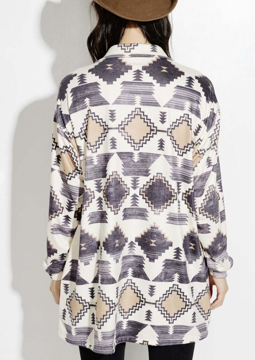 Take Time to Reflect Aztec Jacket