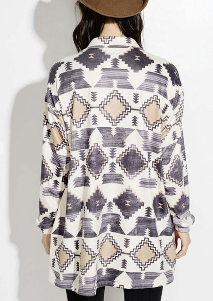Take Time to Reflect Aztec Jacket