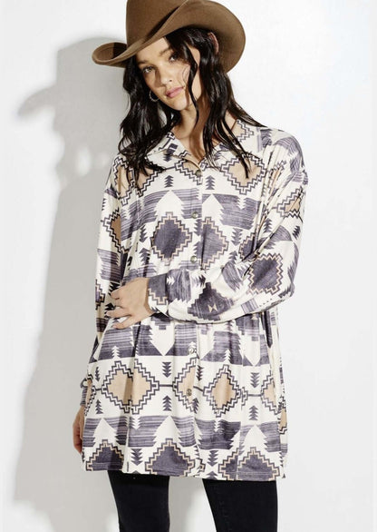 Take Time to Reflect Aztec Jacket