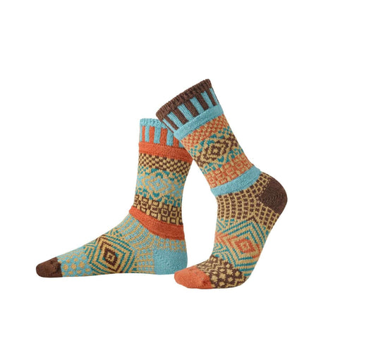 Cattail Knitted Crew Socks Made in USA