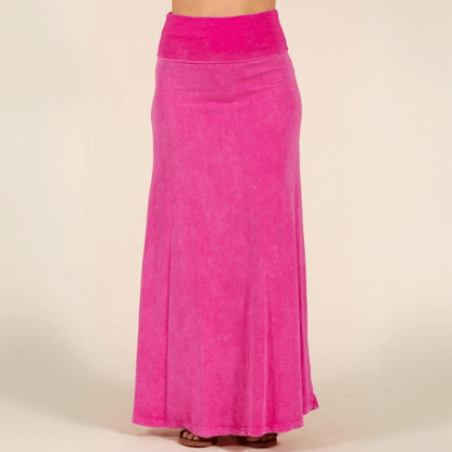 American Cotton Maxi Skirt Made in USA
