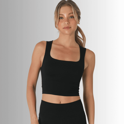 Nikibiki Clean Line Square Neck Bra Top Made in USA