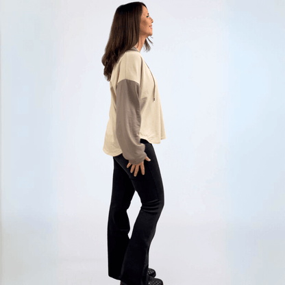 Color Block Hoodie Made in USA