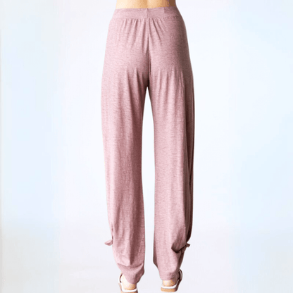 Boho Vibes Tie Hem Pants Made in USA