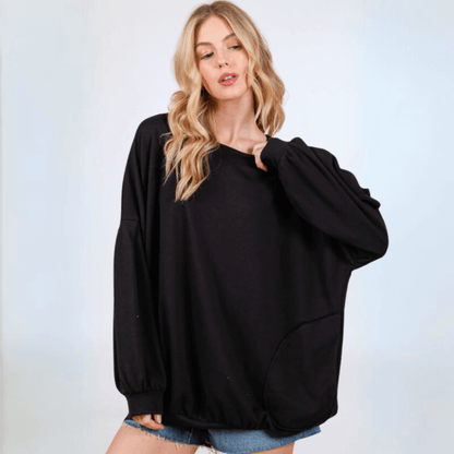 Cozy Convenient Pocket Sweatshirt Made in USA
