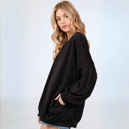 Cozy Convenient Pocket Sweatshirt Made in USA