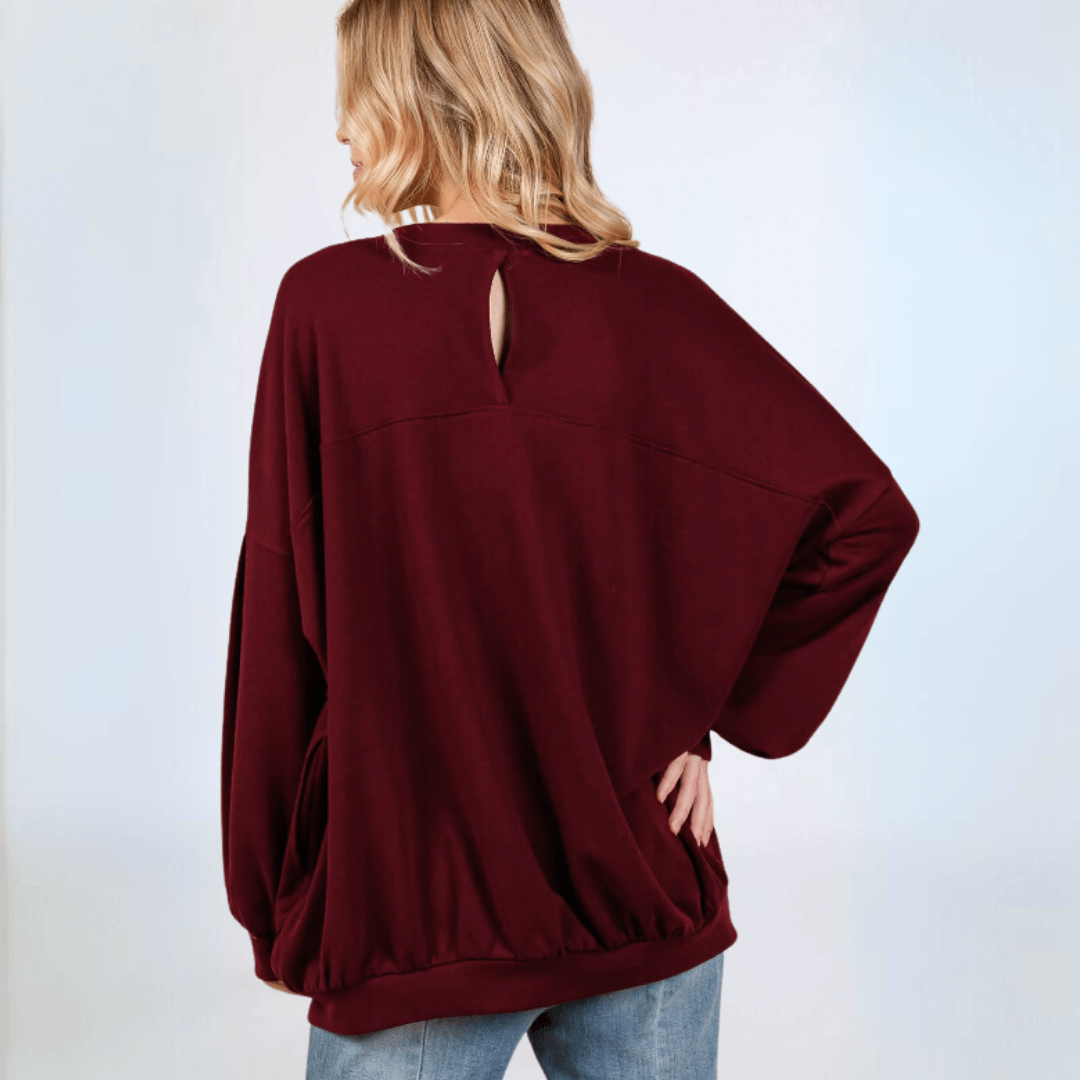 Cozy Convenient Pocket Sweatshirt Made in USA