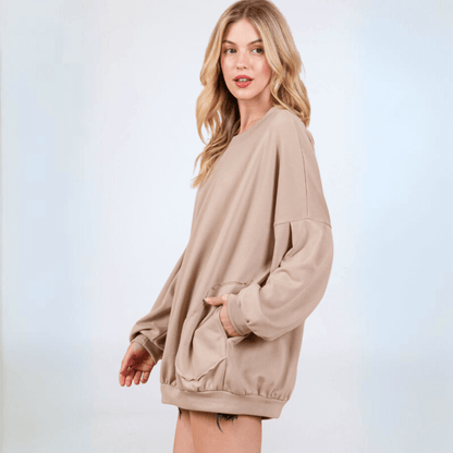 Cozy Convenient Pocket Sweatshirt Made in USA