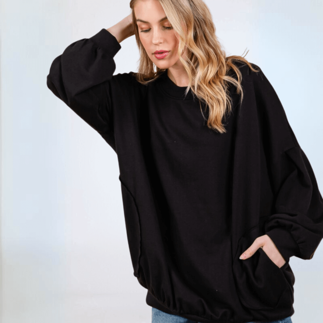 Cozy Convenient Pocket Sweatshirt Made in USA