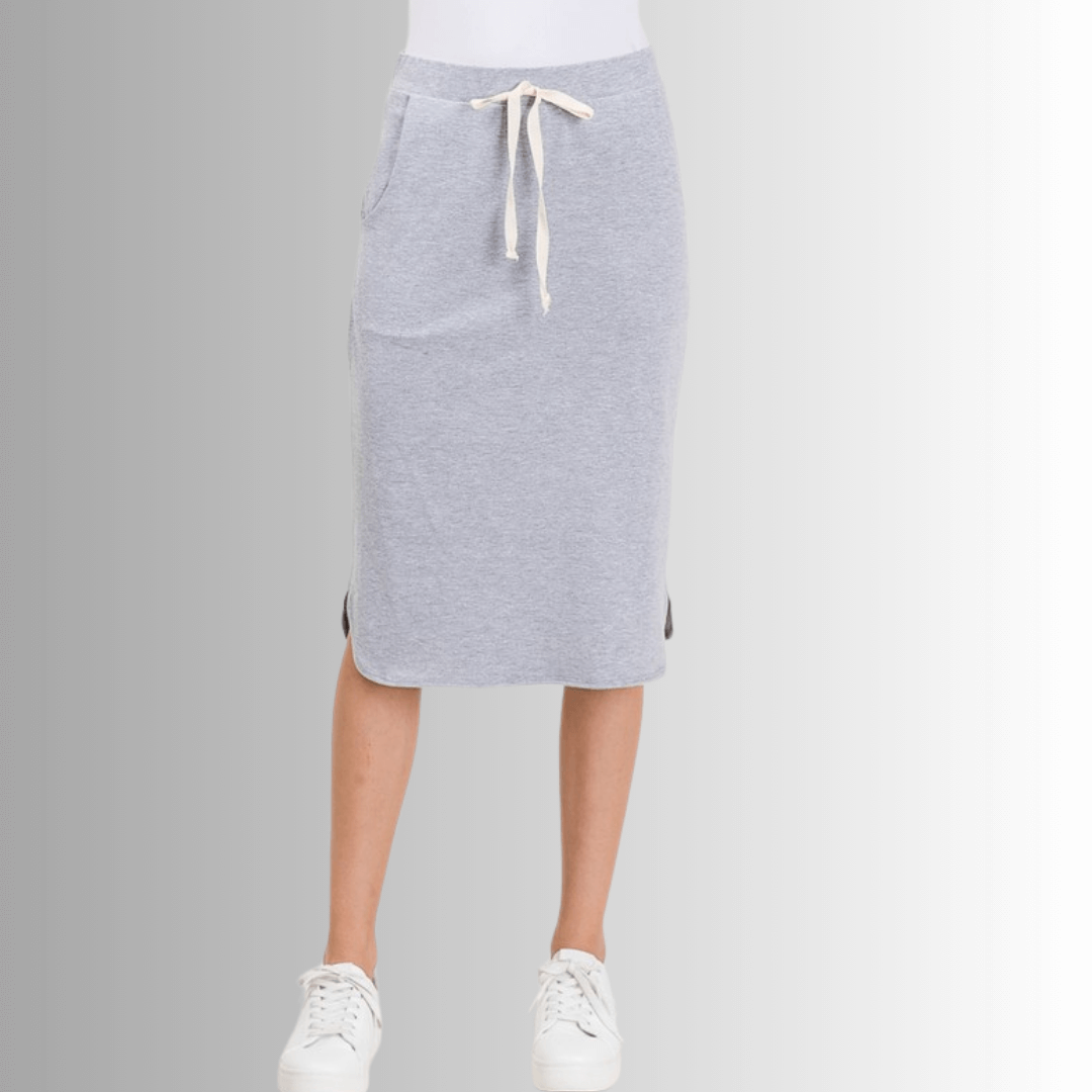 Casual Cotton Skirt Made in USA