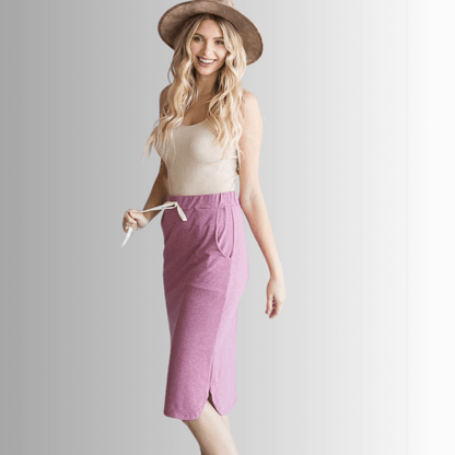 Casual Cotton Skirt Made in USA