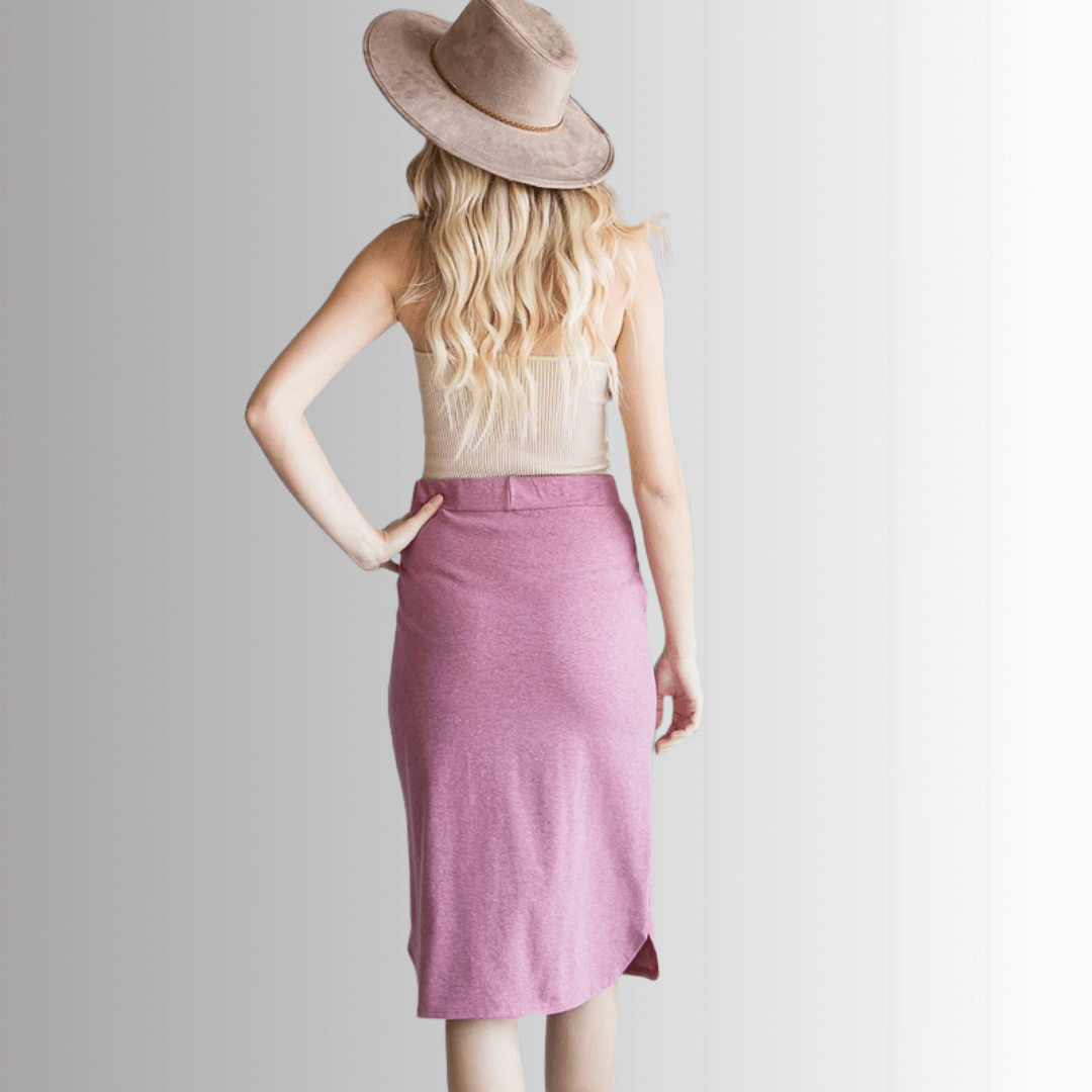 Casual Cotton Skirt Made in USA