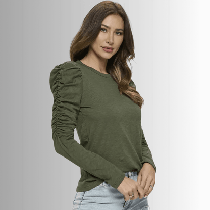 Above the Rest Cotton Puff Sleeve