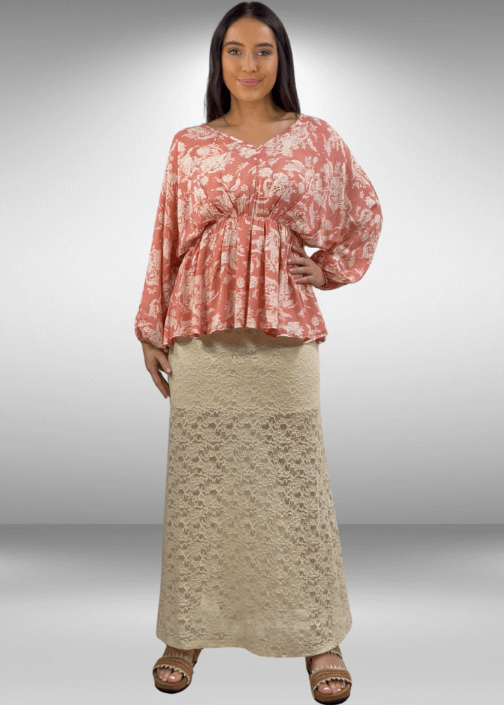 Yellowstone Lace Maxi Skirt