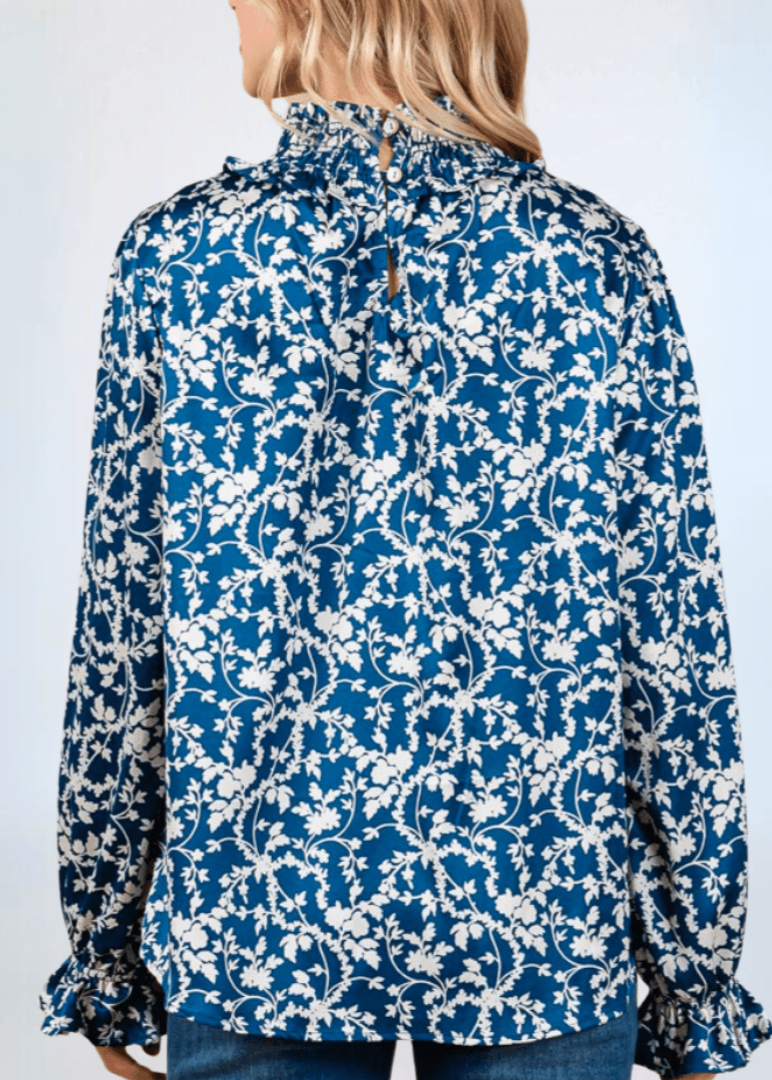 Hannah Top Smocked Neck Top