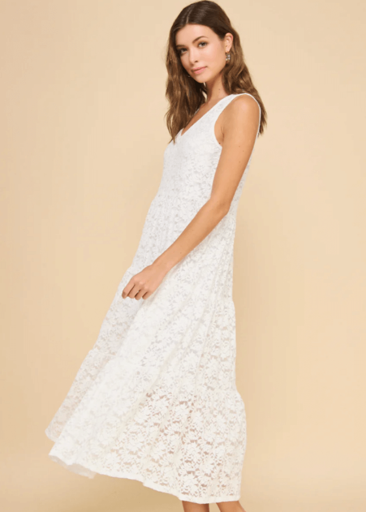 Evelyn Boho Lace Maxi Dress