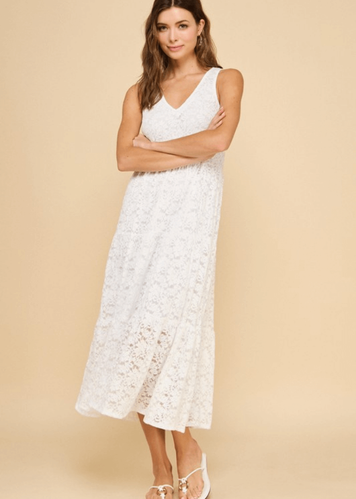 Evelyn Boho Lace Maxi Dress