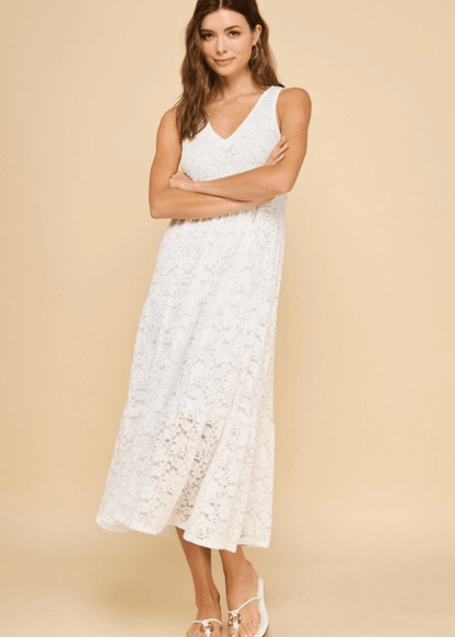 Evelyn Boho Lace Maxi Dress