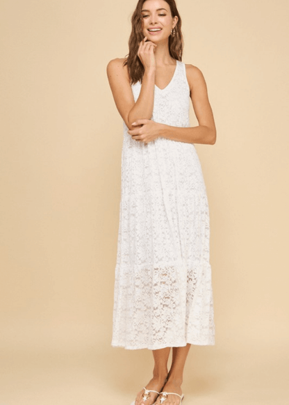 Evelyn Boho Lace Maxi Dress