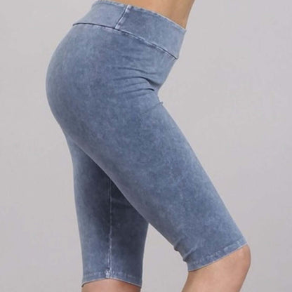 Ladies Longer Length Biker Shorts Made in USA