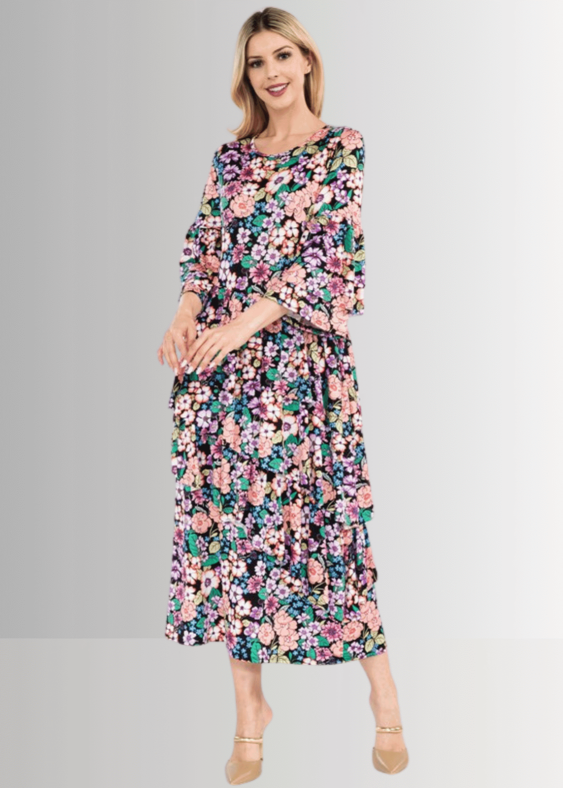 Blooming Sensation Floral Dress