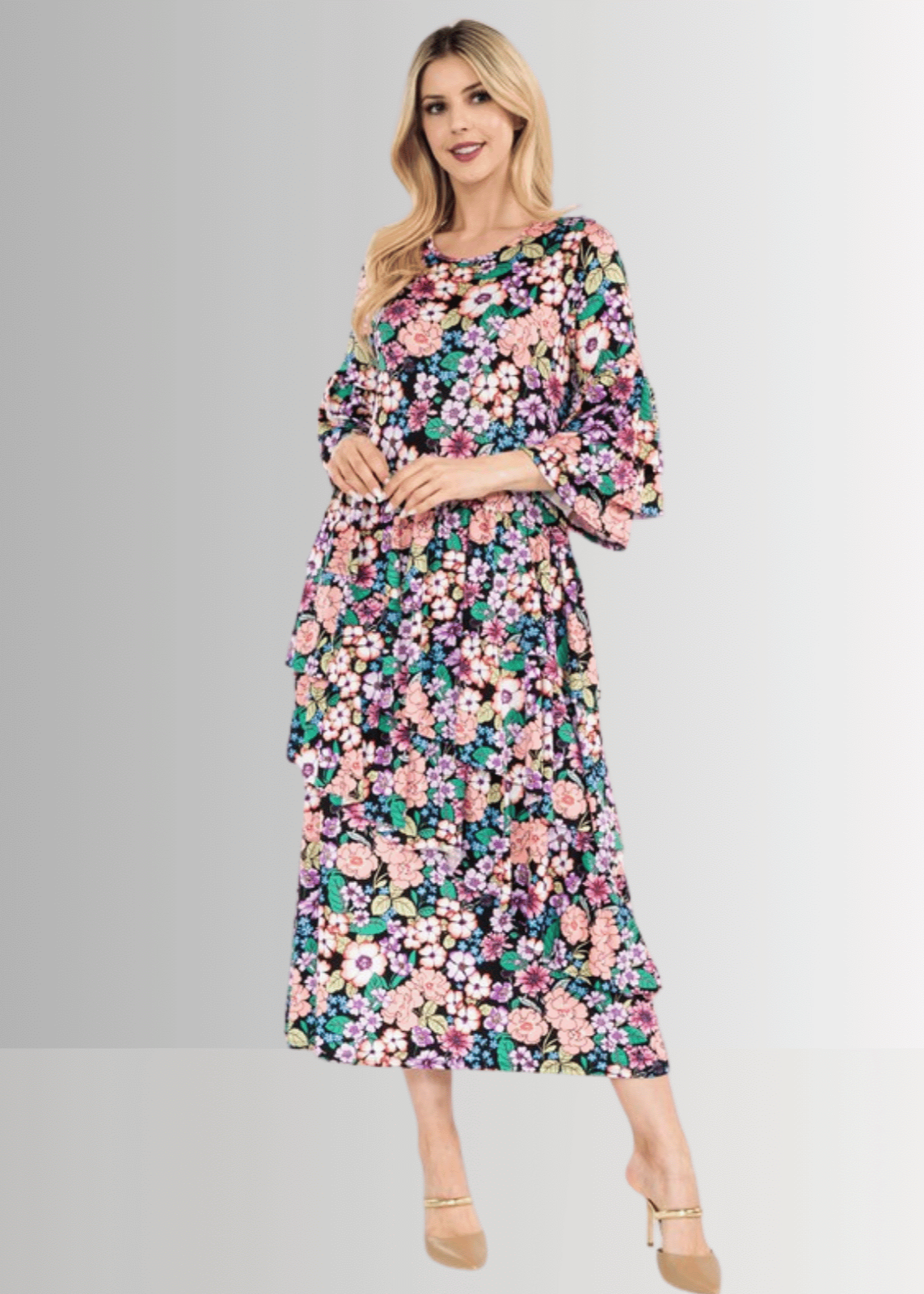 Blooming Sensation Floral Dress