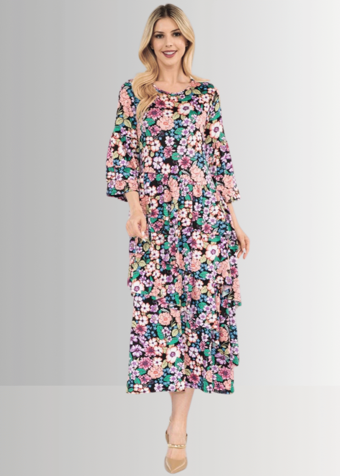 Blooming Sensation Floral Dress