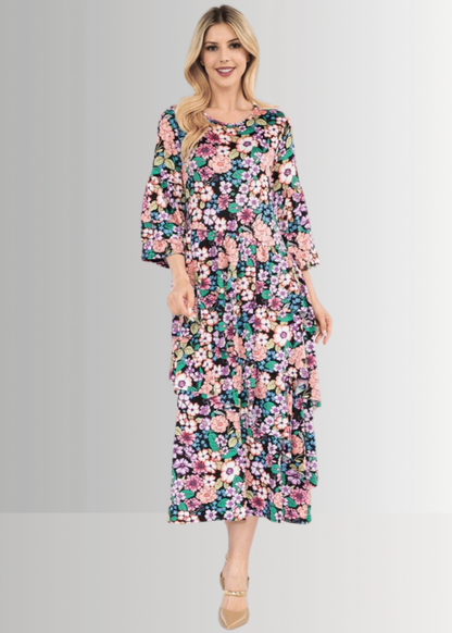 Blooming Sensation Floral Dress