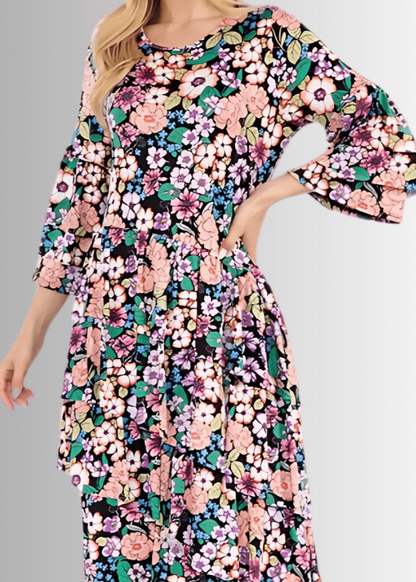 Blooming Sensation Floral Dress