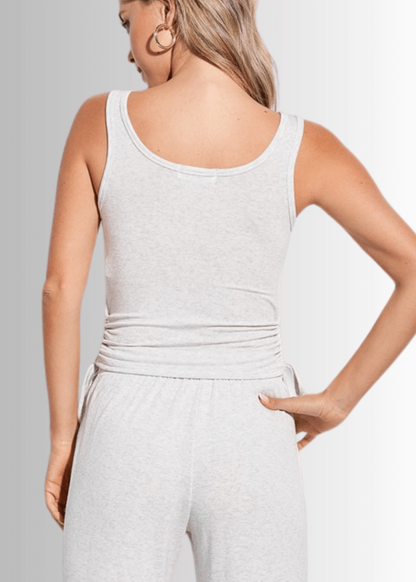 Tank and Jogger 2 Piece Set in Gray