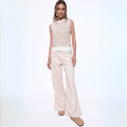 Applique Star Striped Tank Made in USA