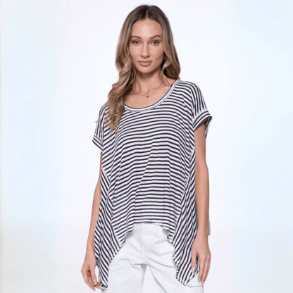 Handkerchief Hem Top Made in USA