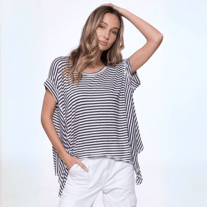 Handkerchief Hem Top Made in USA