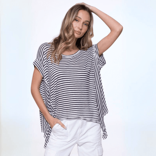 Handkerchief Hem Top Made in USA