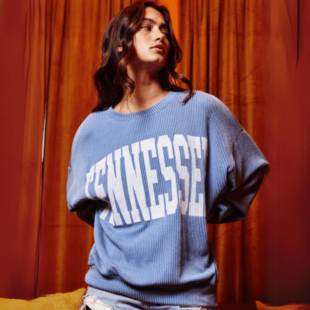 Graphic TENNESSEE Oversized Sweatshirt Made in USA