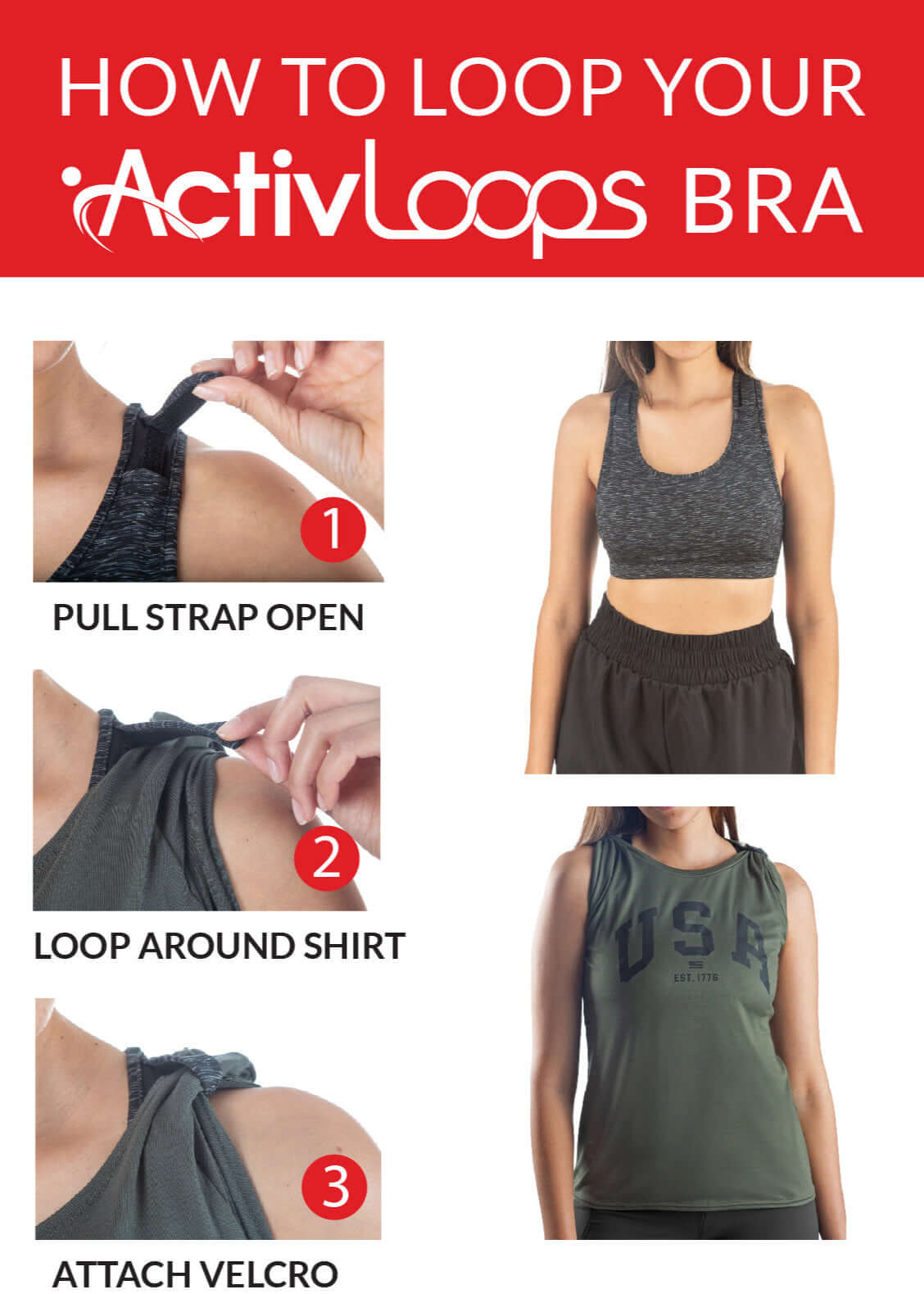 Activloops™  2-in-1 ProWikMax™ Sports Bra