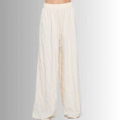 Hamptons Textured Palazzo Pants