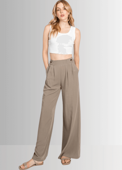 Hana Wide Leg Dress Pants