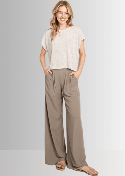Hana Wide Leg Dress Pants