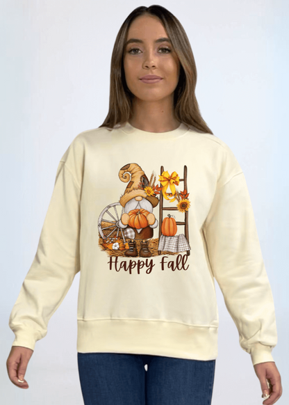 Happy Fall Graphic Gnome Sweatshirt