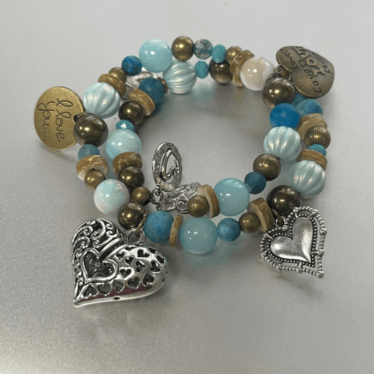 Loads of Love Charms Bracelet Made in USA
