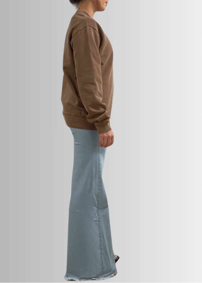 Brynlee Heavyweight Crew Neck Fleece Sweatshirt