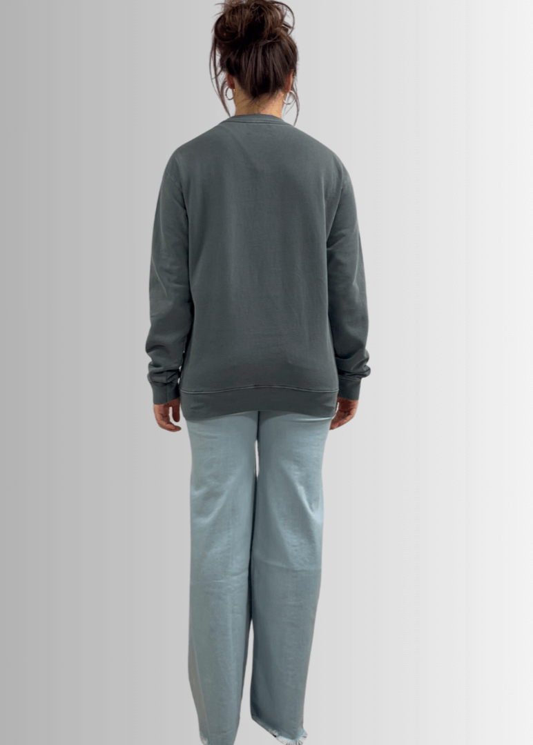 Brynlee Heavyweight Crew Neck Fleece Sweatshirt