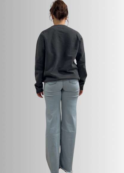 Brynlee Heavyweight Crew Neck Fleece Sweatshirt