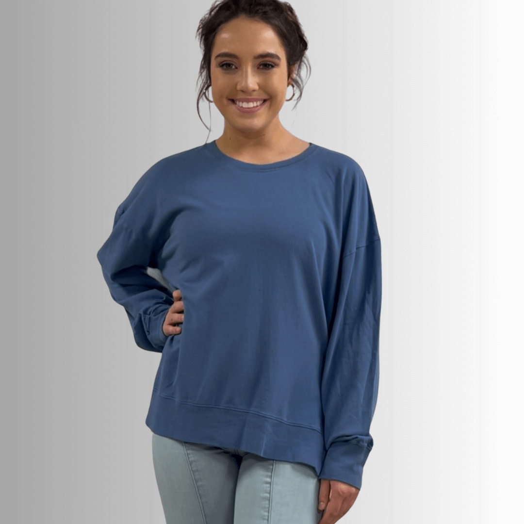 Tessa Lightweight French Terry Sweatshirt